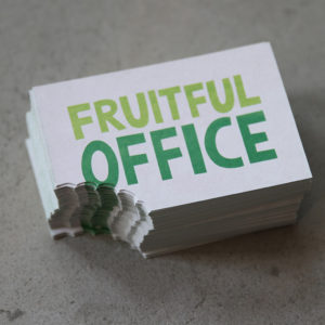 Konturgestanzte Visitenkarten | Fruitful Office GmbH