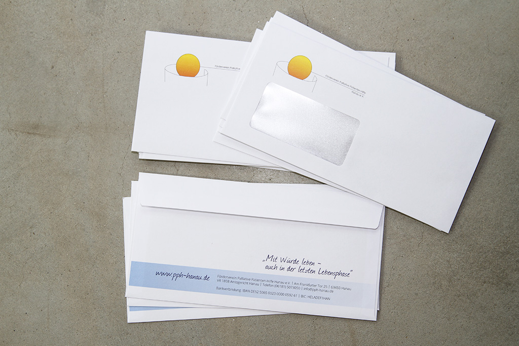 Briefumschläge drucken | Förderverein Palliative Patienten-Hilfe