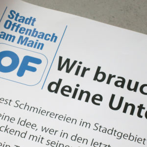 A2 Plakate drucken | Ordnungsamt der Stadt Offenbach