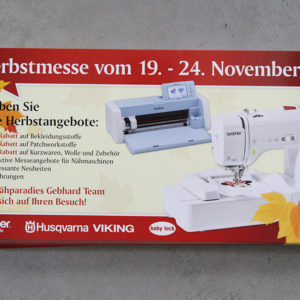 Postkartendruck Herbstmesse 2018 | Nähparadies Gebhard