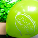 Bedruckte Luftballons für Kinderzahnarztpraxis aus Münster