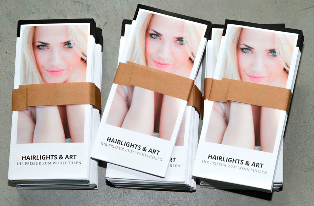 Preislisten Konzeption Friseursalon Hairlights & Art