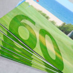 UV-Spotlack Einladungskarten zum 60. Geburtstag