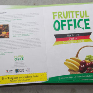 Recyclingbroschüren A5 Fruitful Office