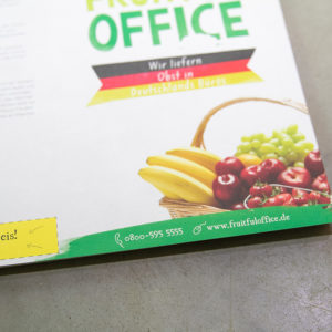 Recyclingkarton Broschüre | Fruitful Office