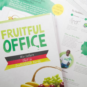 Recyclingkarton Broschüre | Fruitful Office